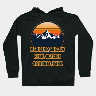 Medicine Grizzly Peak, Glacier National Park Hoodie